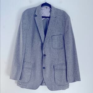 Kroon Harrison wool cashmere lightly lined two button two vent sport coat blazer